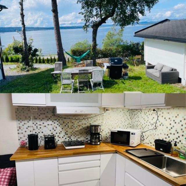 Nice Apartment With1 Bedroom Separate Living Room With A Sofa Bed And A Tiny Kitchen A Bathroom Located In Nordstrand Near By The Sea For 3 Guests With A Garden And Grill 5 Extra Guests With Extra Cost In The Cabin With Sea View Just Outside The Apar オスロ エクステリア 写真